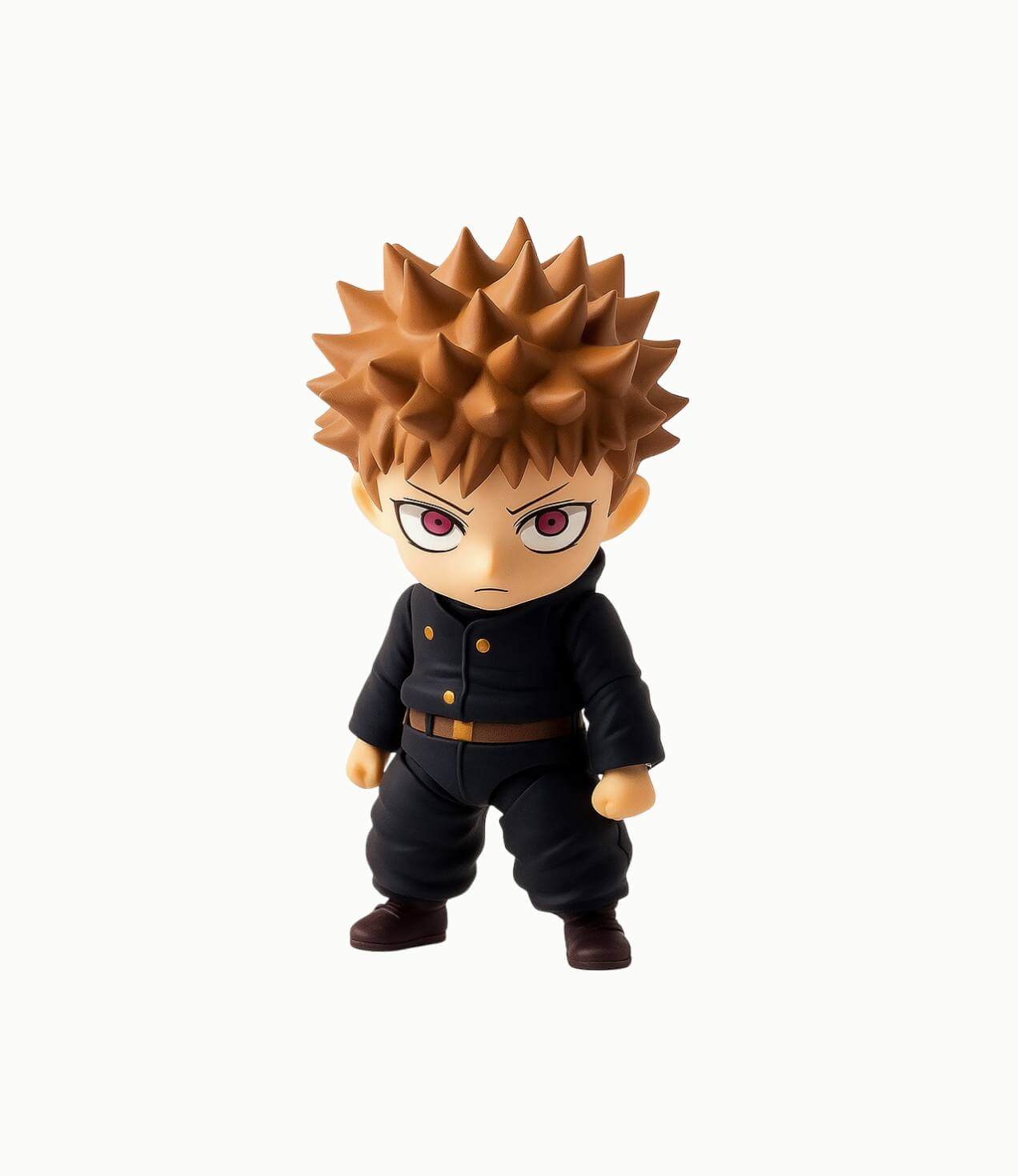 Spiky hair chibi action figure