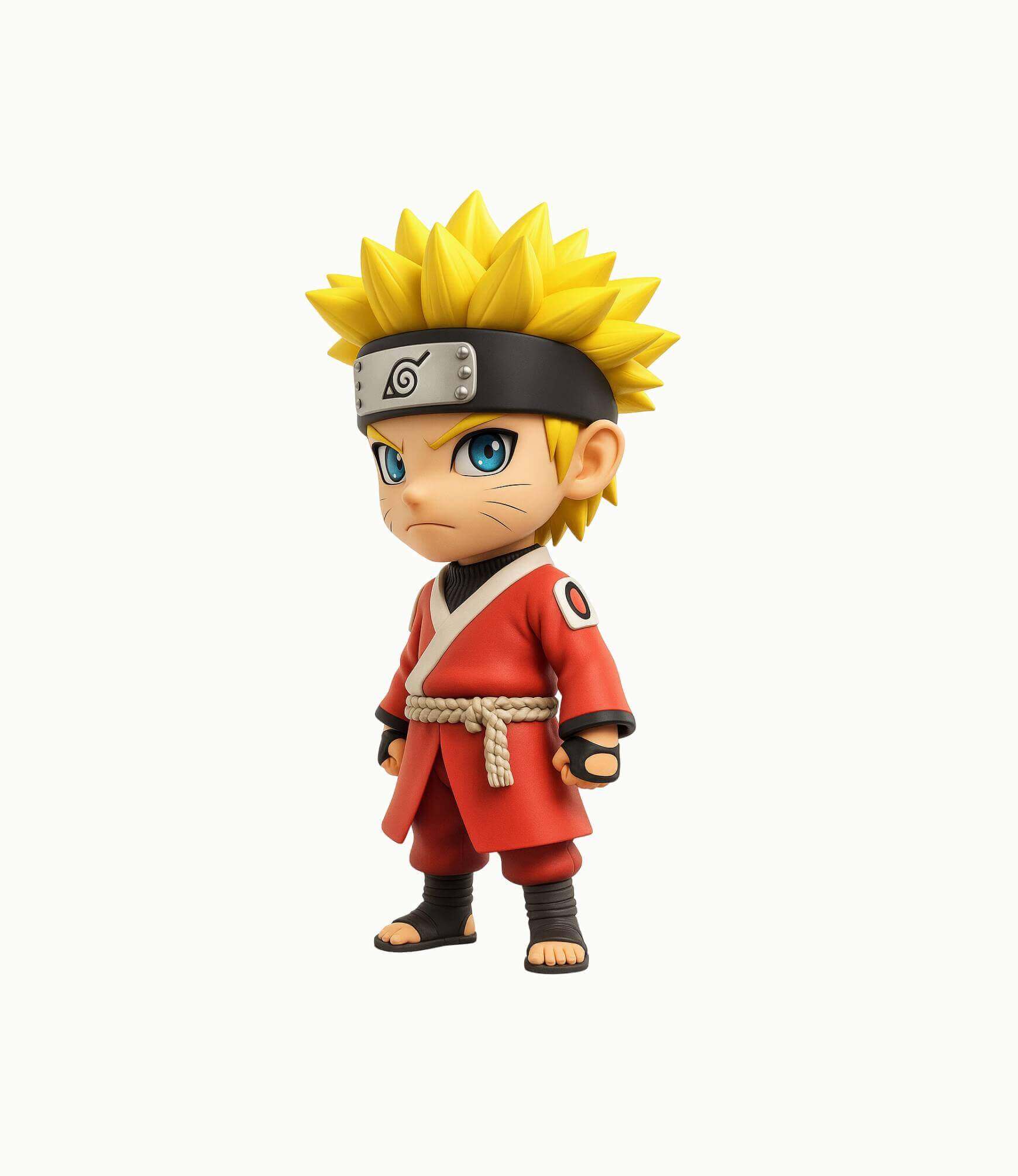Blond ninja chibi figure - Image 3