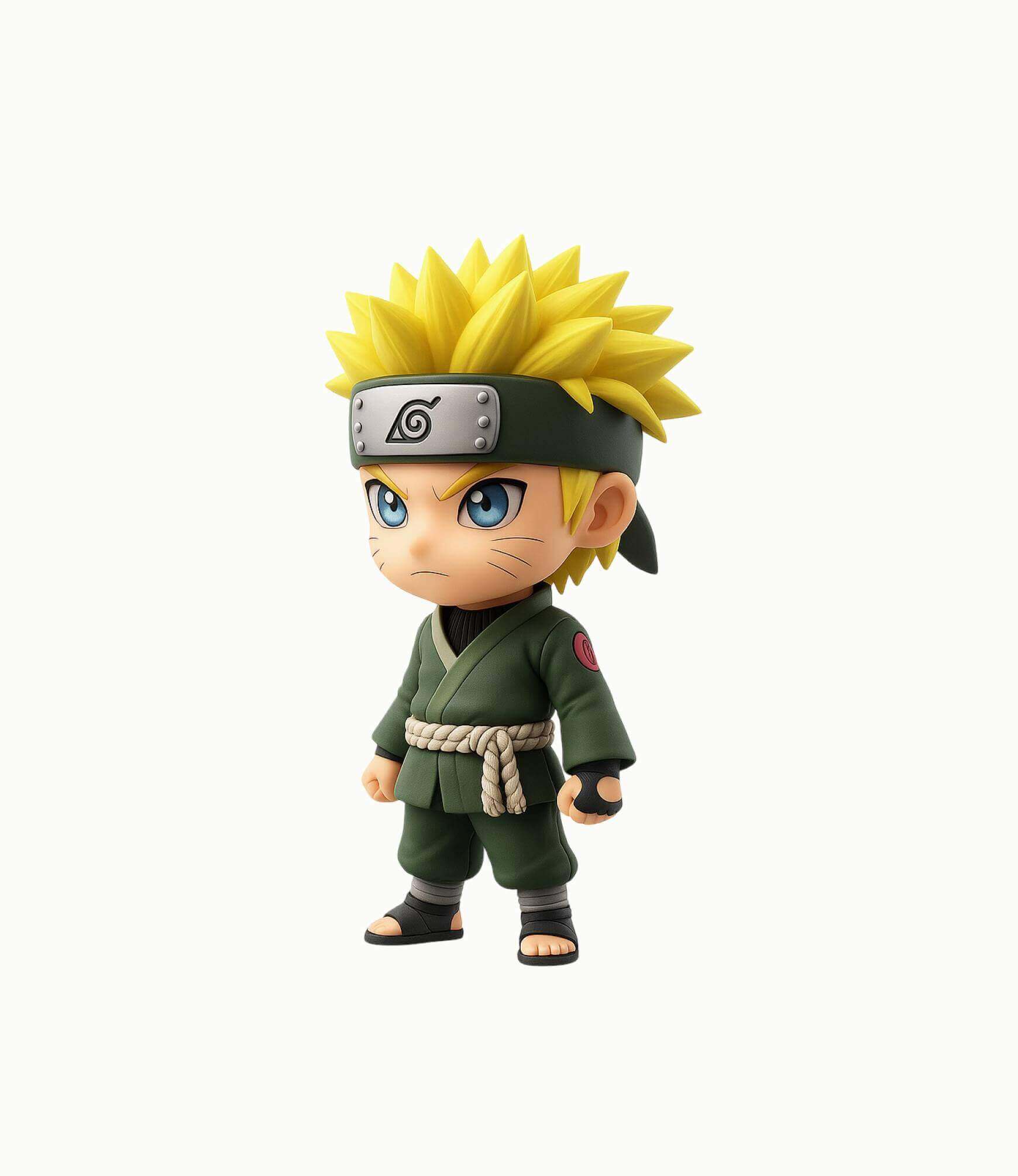Blond ninja chibi figure - Image 4